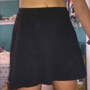 Black skater skirt